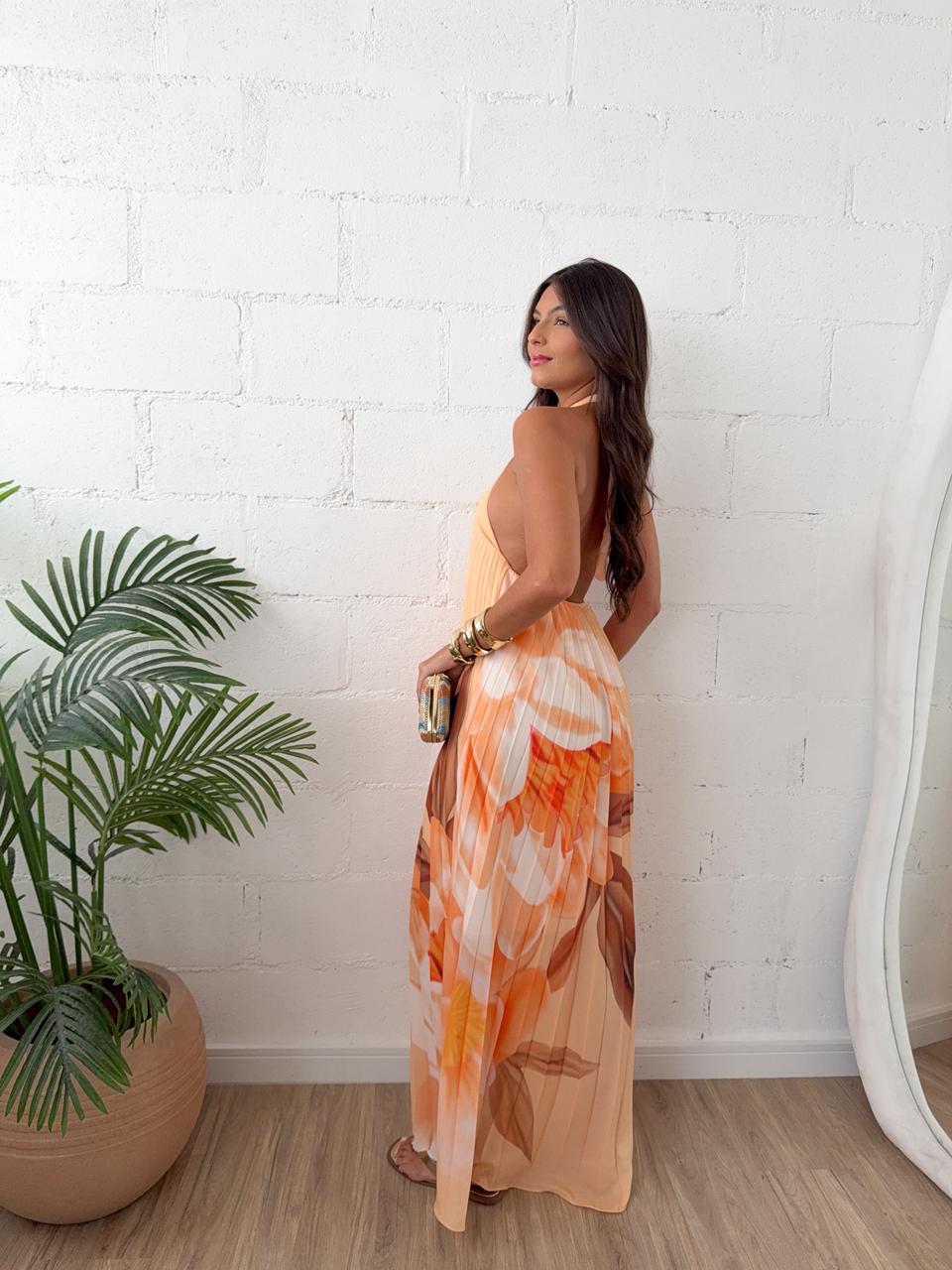 Vestido Plissado Nysa