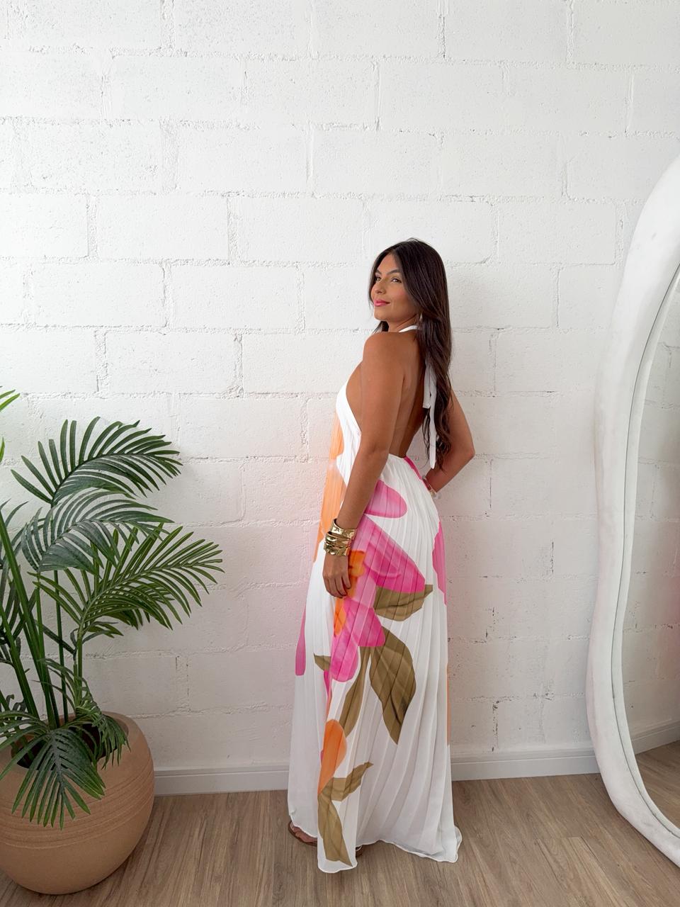 Vestido Plissado Nysa